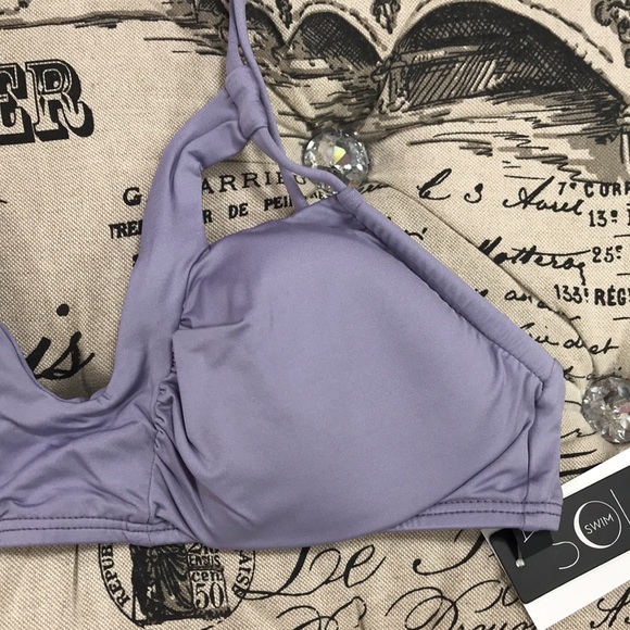 Soluna Under the Sun Ruched Cutout Bikini Top - Picture 4 of 8